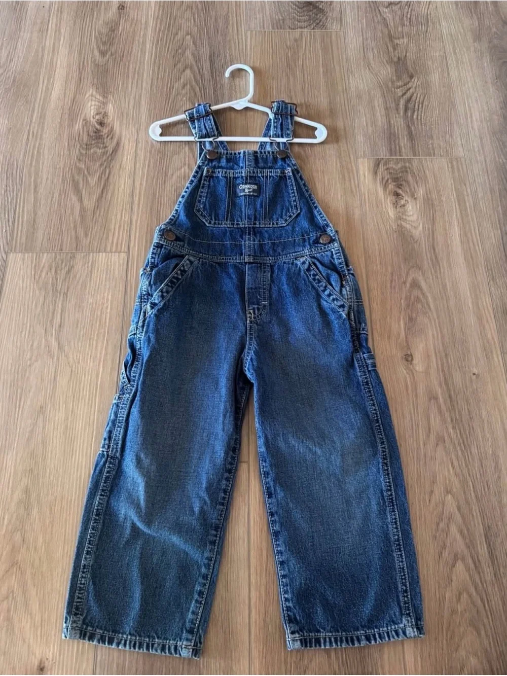 OshKosh B'gosh Dark Blue Denim Overalls